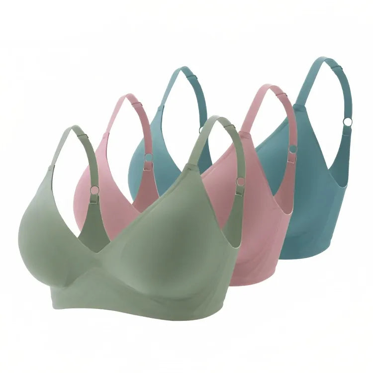 Kit 3 Sutiãs Conforto Premium - Alça Fina e Conforto