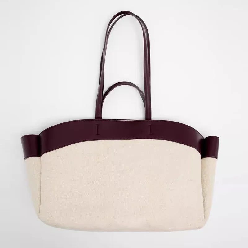 Bolsa Tote de Couro Cleo