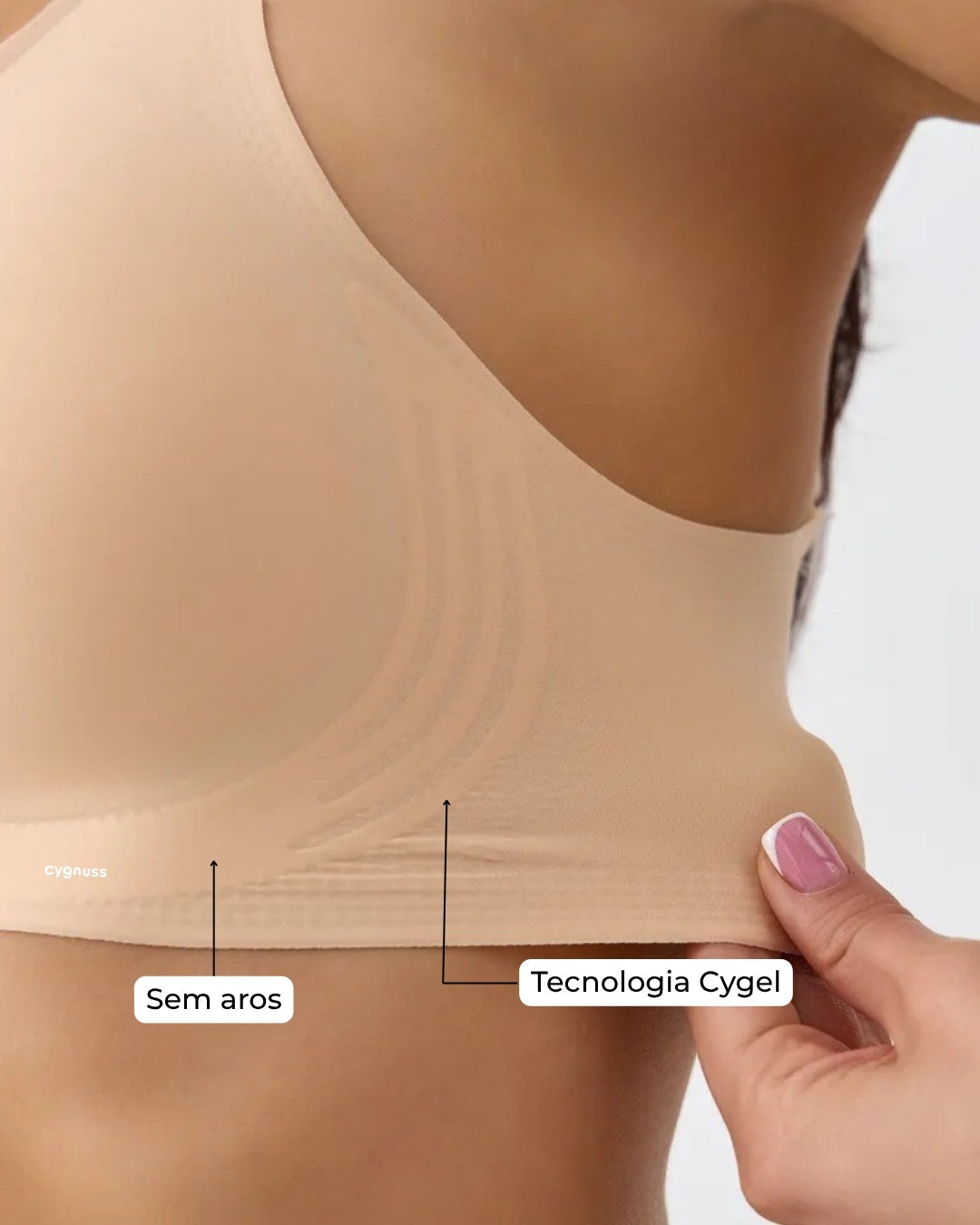 Kit 3 Sutiãs Elegance - Sofisticação sem Aros