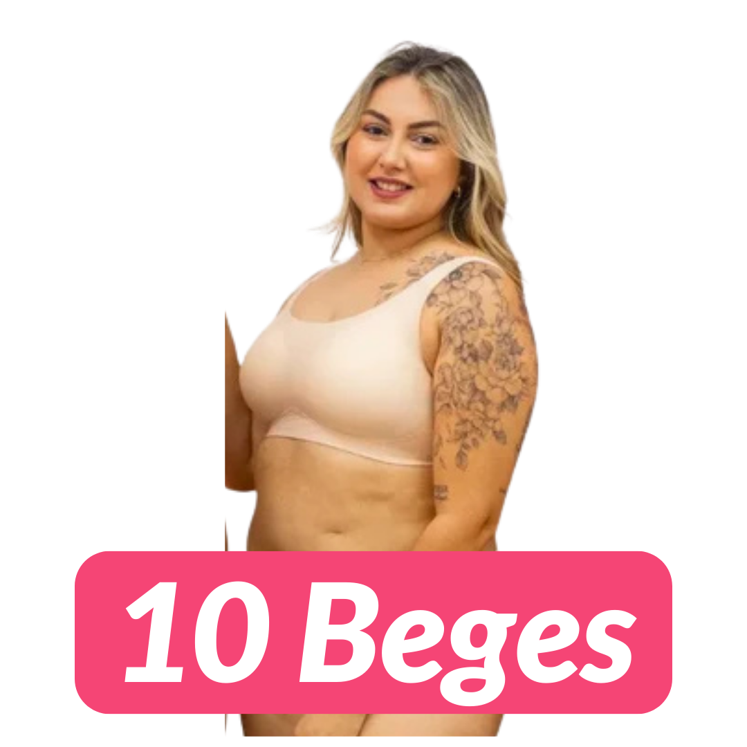 compre 5 e LEVE 10 Sutiãs Conforto Premium