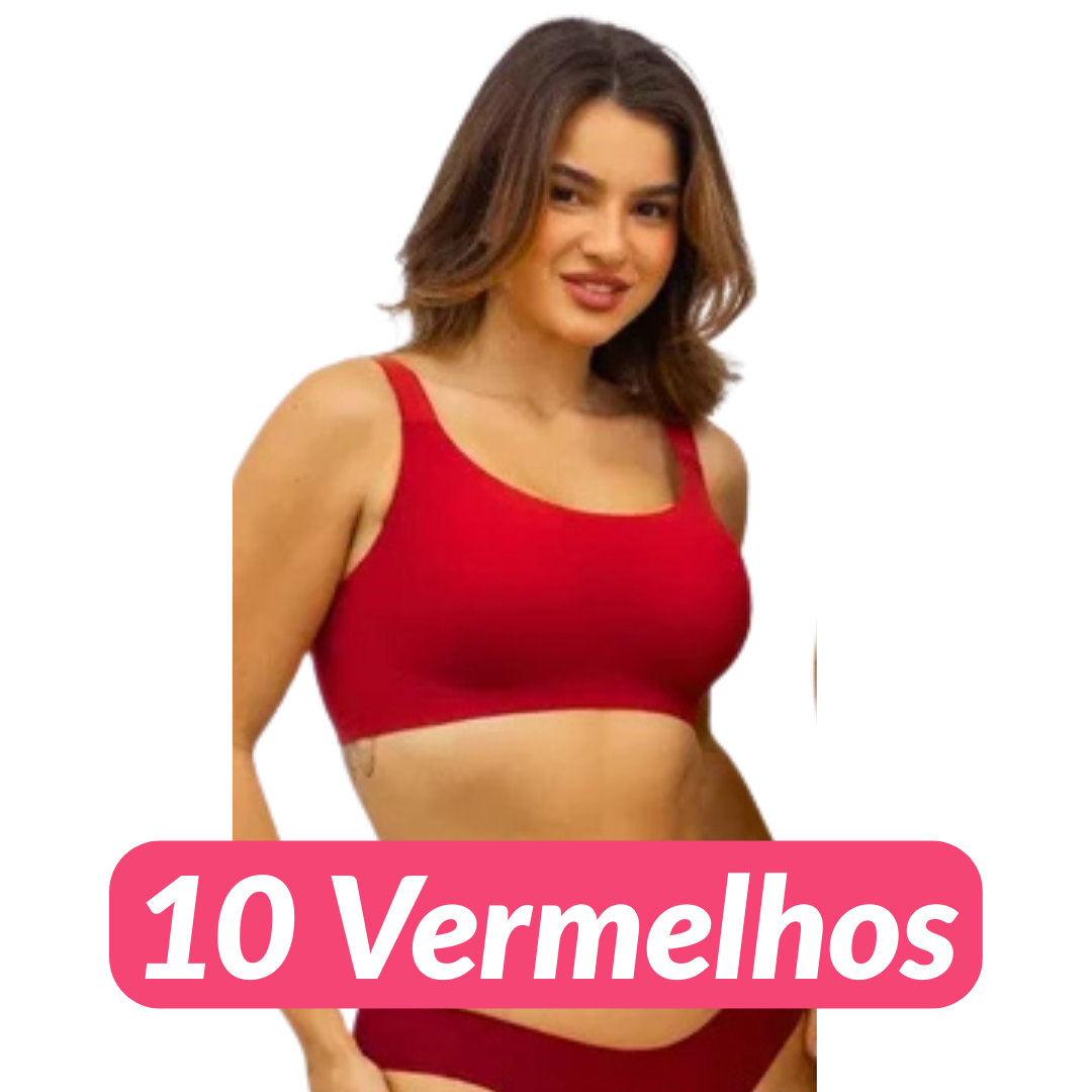 compre 5 e LEVE 10 Sutiãs Conforto Premium