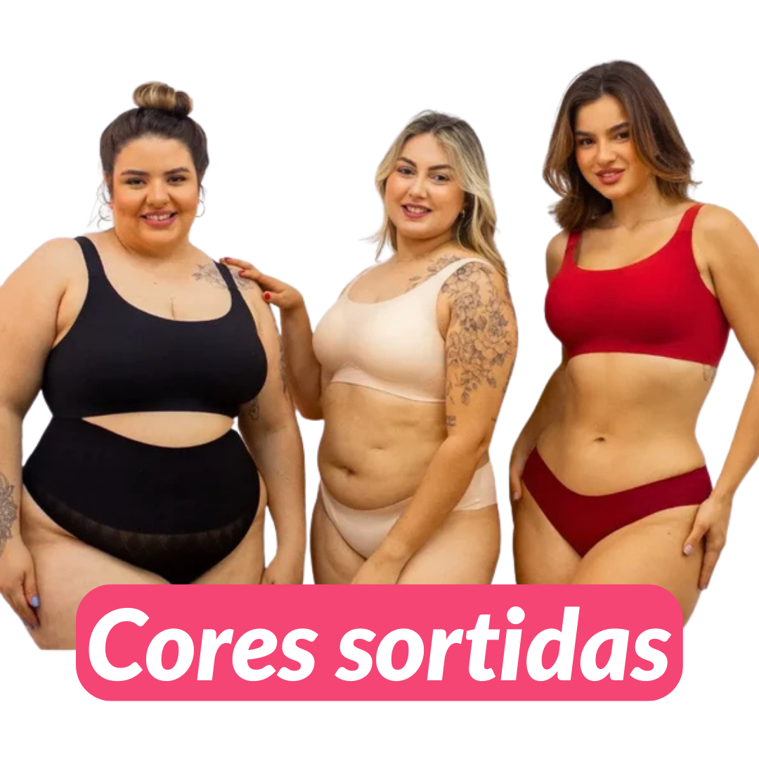 compre 5 e LEVE 10 Sutiãs Conforto Premium