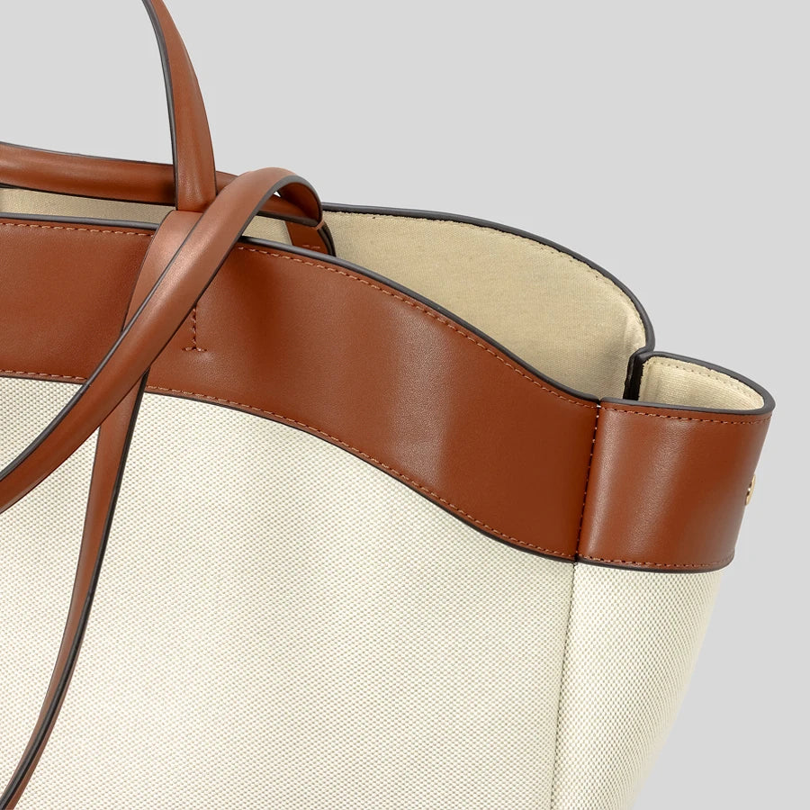 Bolsa Tote de Couro Cleo