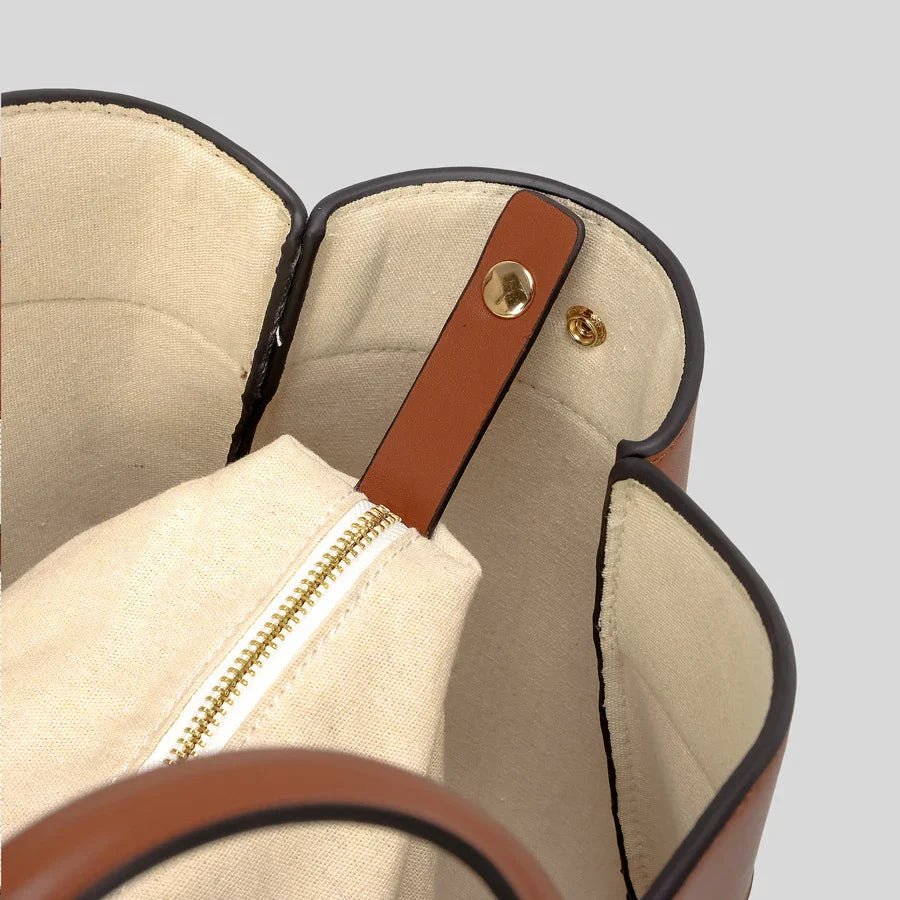 Bolsa Tote de Couro Cleo