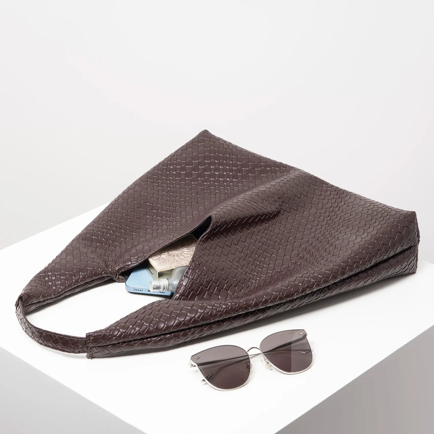 Bolsa de Couro Hobo Veneza