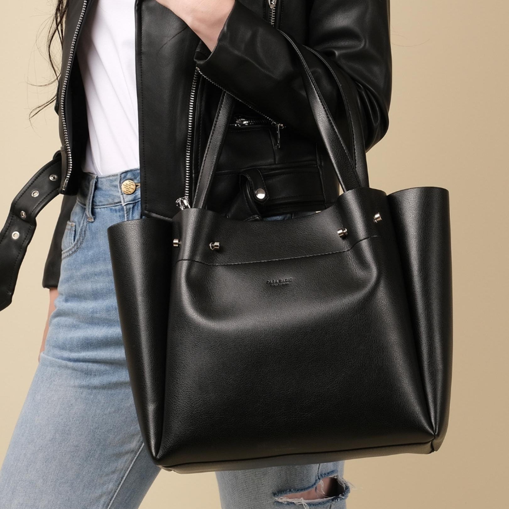 Bolsa de Couro Tote Milão