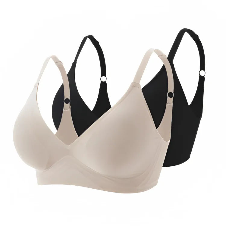 Kit 3 Sutiãs Conforto Premium - Alça Fina e Conforto