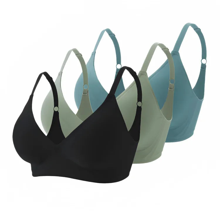 Kit 3 Sutiãs Conforto Premium - Alça Fina e Conforto