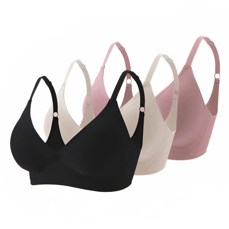 Kit 3 Sutiãs Conforto Premium - Alça Fina e Conforto