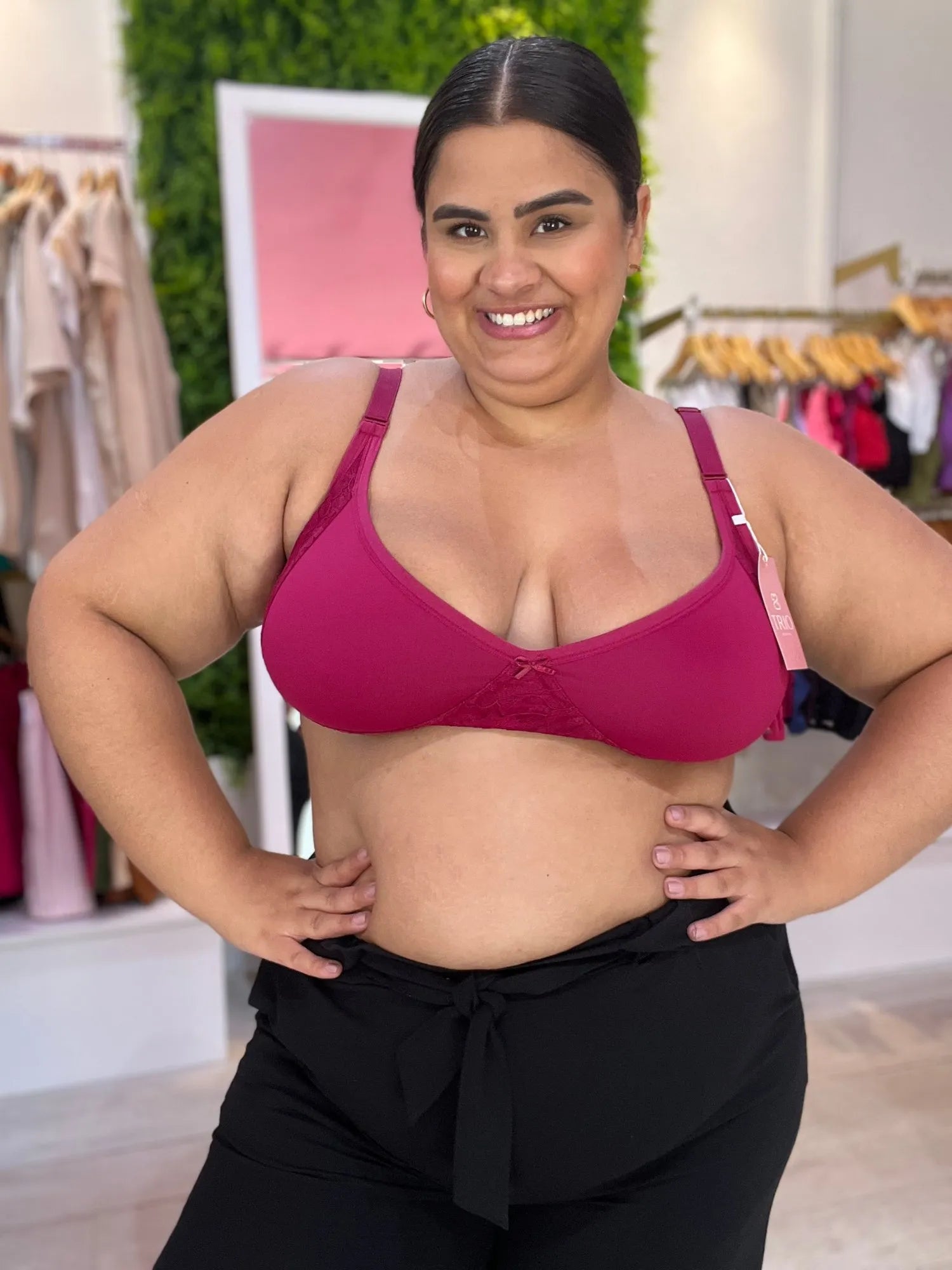 Sutiã Milene rosa desejo