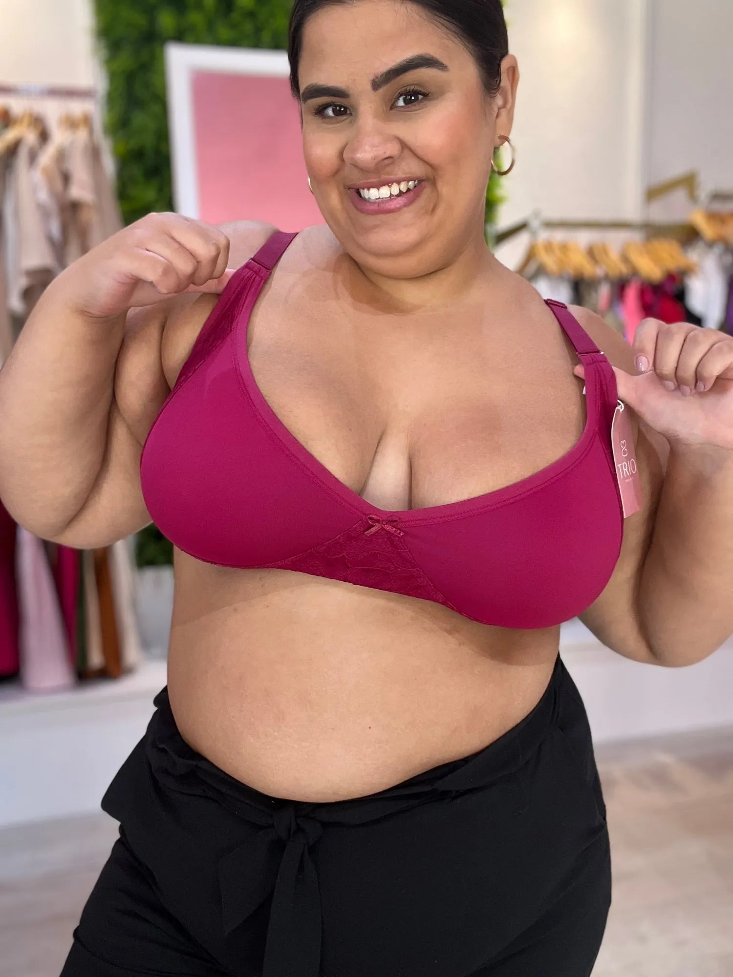 Sutiã Milene rosa desejo